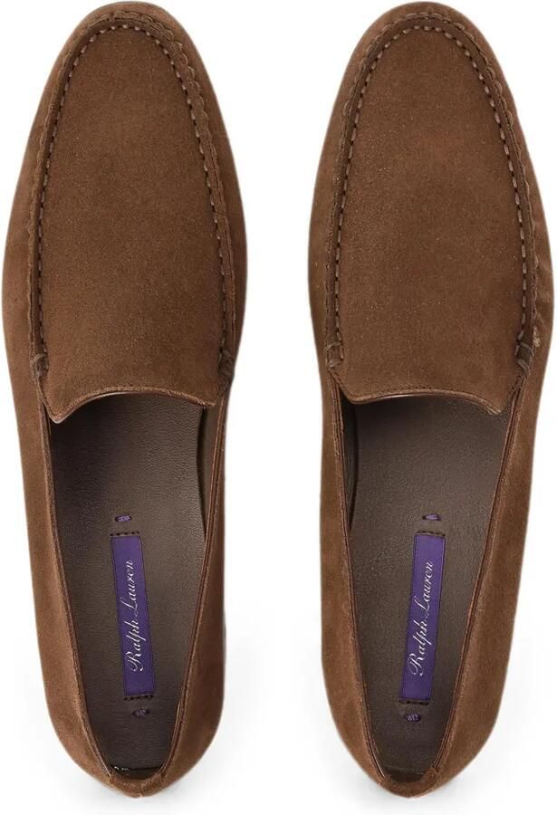 Ralph Lauren Collection Darcey loafers met stiksels Bruin - Foto 3