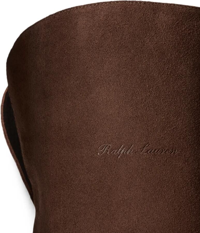 Ralph Lauren Collection Harlee kalfssuède laarzen Bruin - Foto 2
