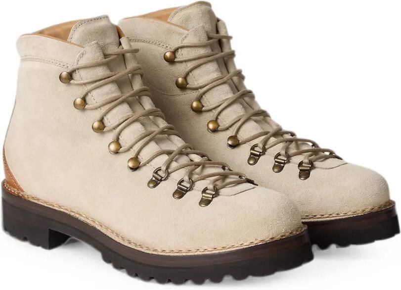 Ralph Lauren Purple Label Darrow suède wandellaarzen Beige - Foto 4