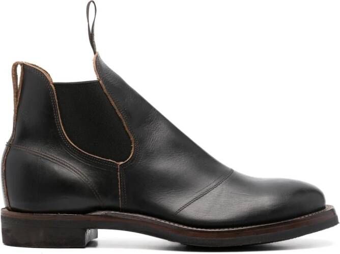 Ralph Lauren RRL Congress leren Chelsea laarzen Zwart