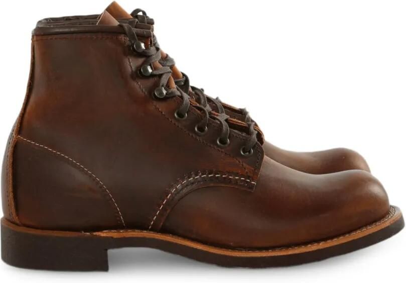 Red Wing Shoes Blacksmith leren veterlaarzen Bruin