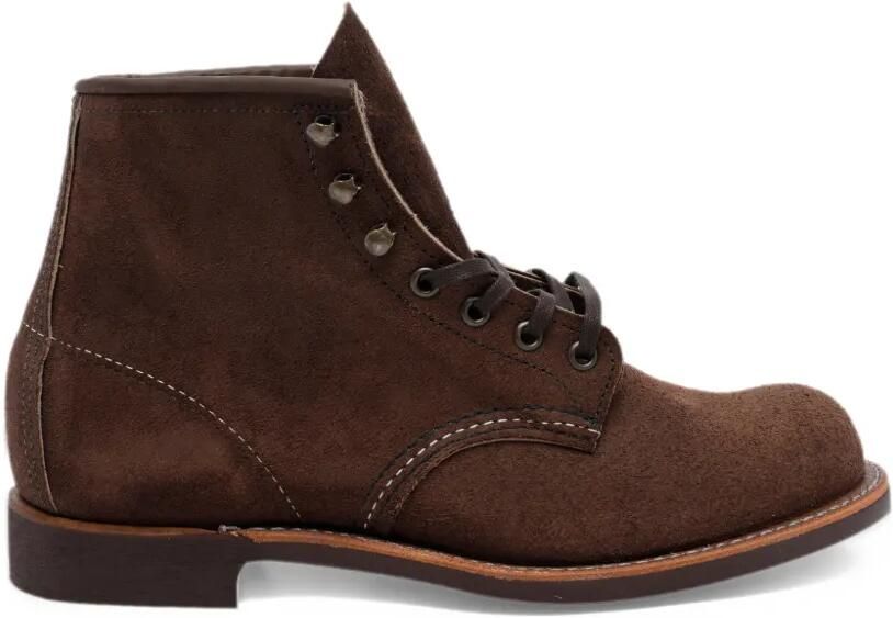 Red Wing Shoes Blacksmith suede biker boots Bruin