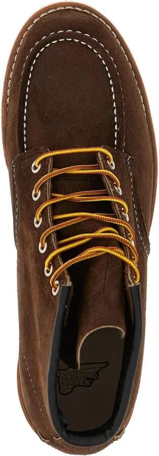 Red Wing Shoes Classic Moc enkellaarzen met contrasterende stiksels Bruin - Foto 3