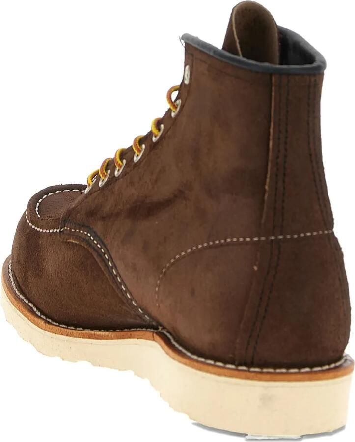 Red Wing Shoes Classic Moc enkellaarzen met contrasterende stiksels Bruin - Foto 2