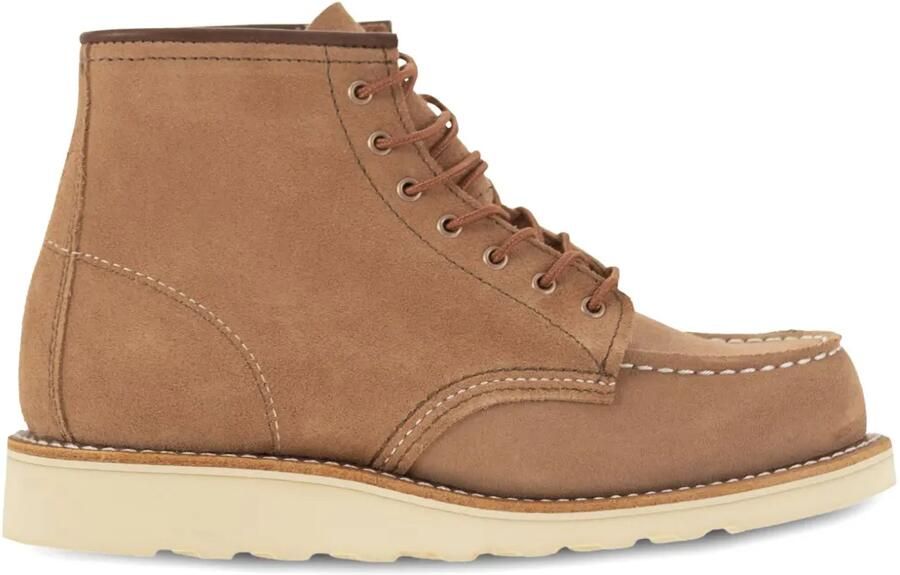 Red Wing Shoes Classic Moc leren enkellaarzen Bruin