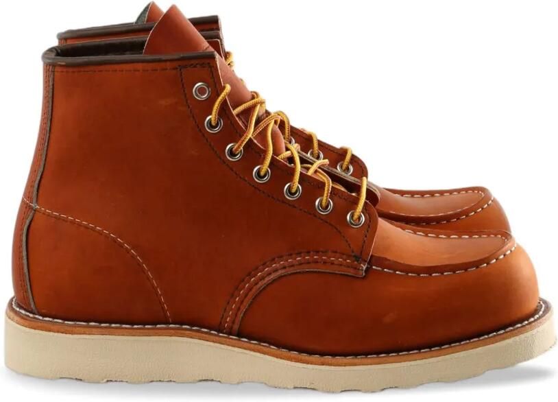 Red Wing Shoes Classic Moc leren enkellaarzen Bruin