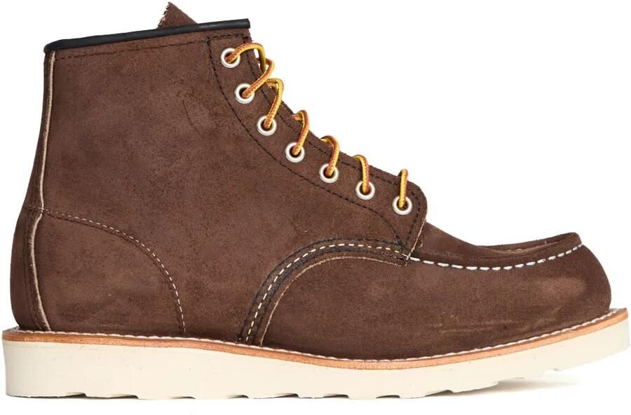 Red Wing Shoes Classic Moc Toe suède wandellaarzen Bruin