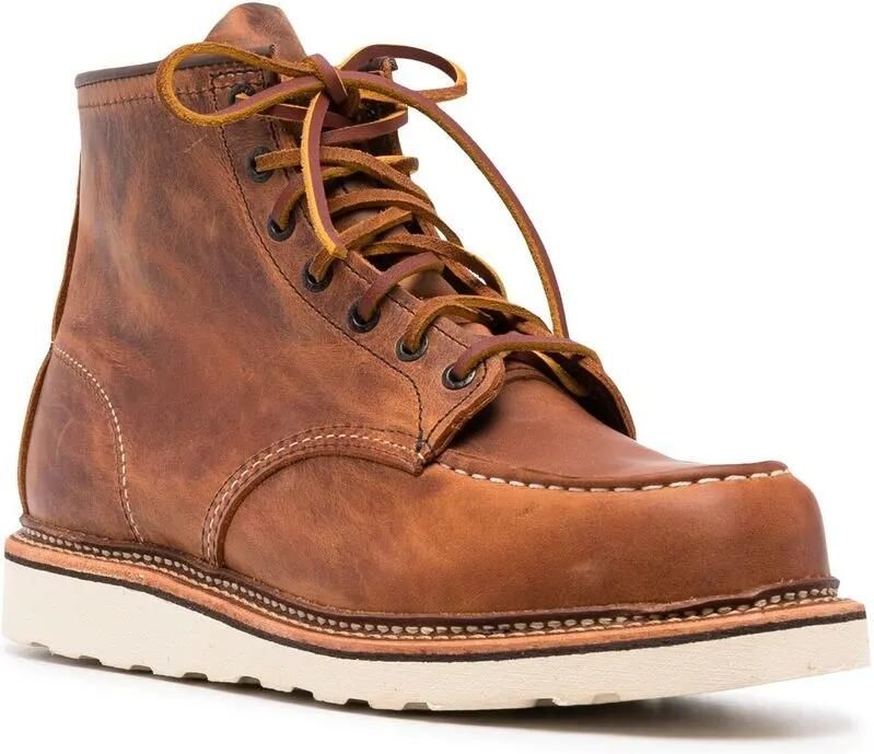 Red Wing Shoes Enkellaarzen met veters Beige