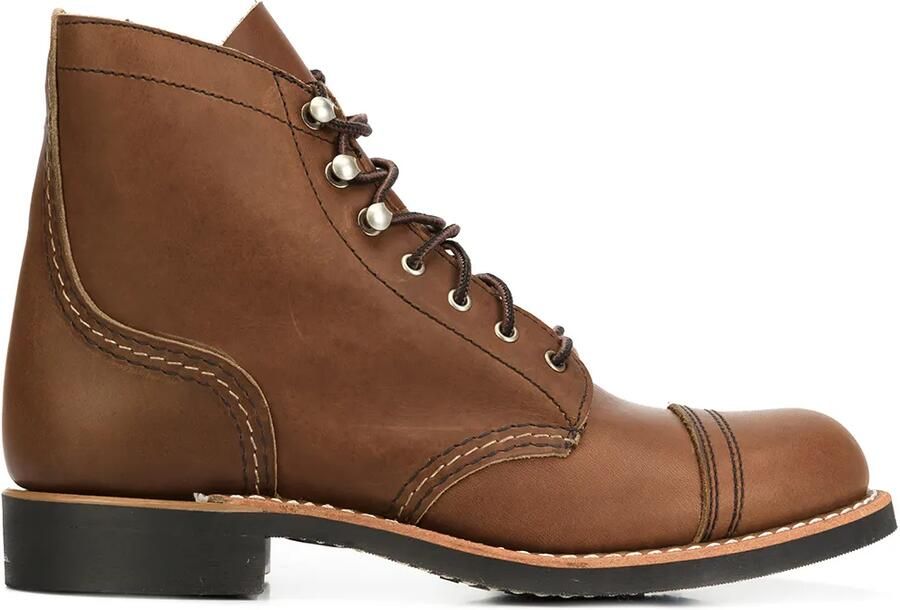 Red Wing Shoes enkellaarzen met veters Bruin