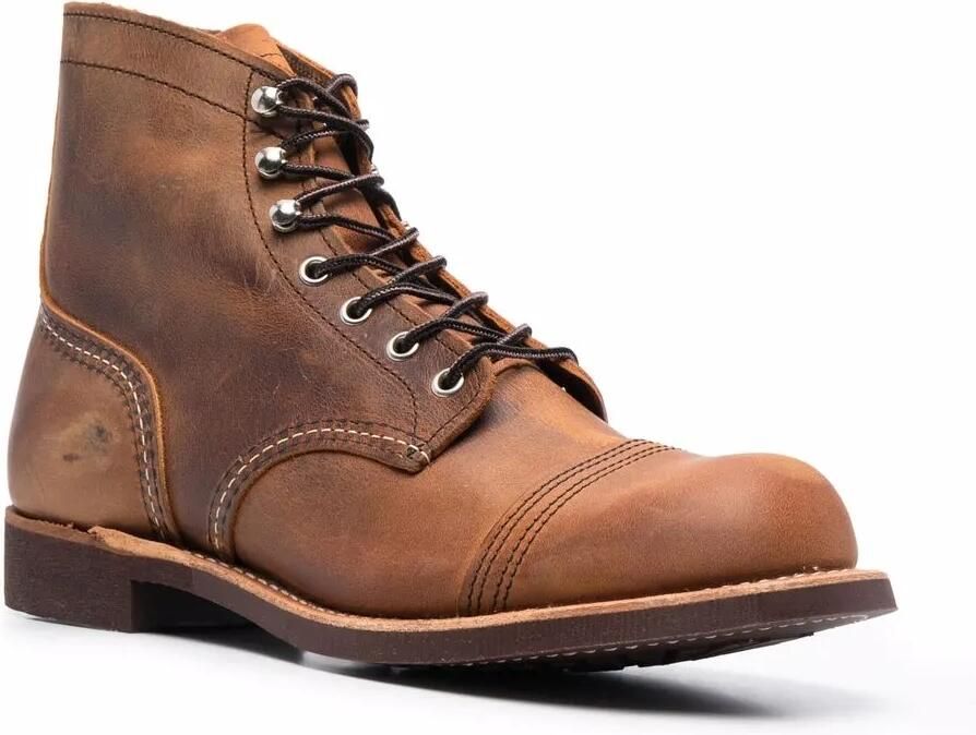 Red Wing Shoes Enkellaarzen met veters Bruin - Foto 2