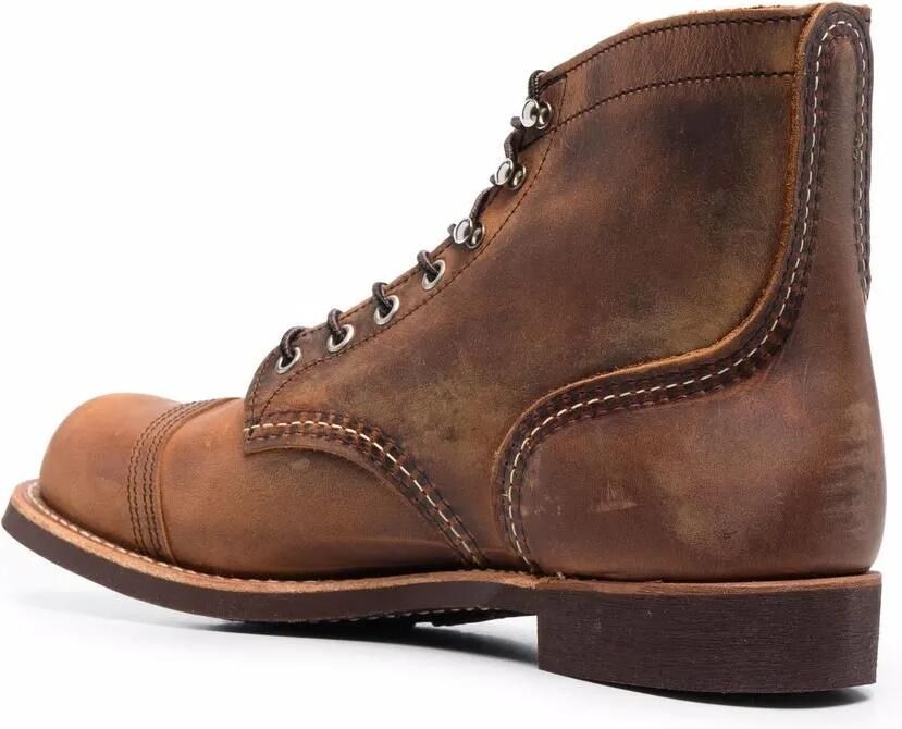 Red Wing Shoes Enkellaarzen met veters Bruin - Foto 3