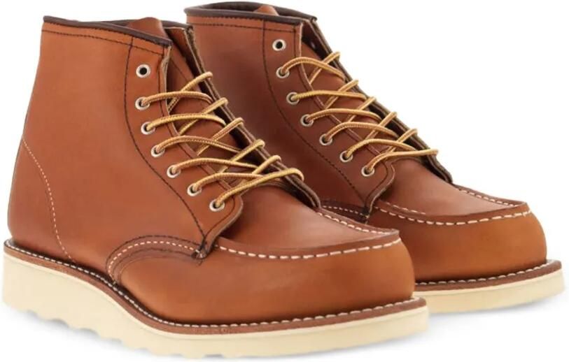 Red Wing Shoes Heritage enkellaarzen met bewerkte neus Bruin