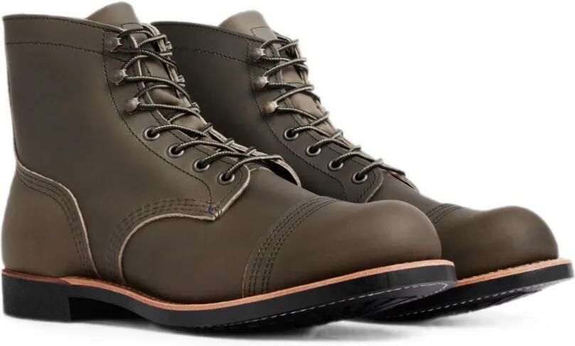 Red Wing Shoes Iron Ranger bikerlaarzen Groen - Foto 4