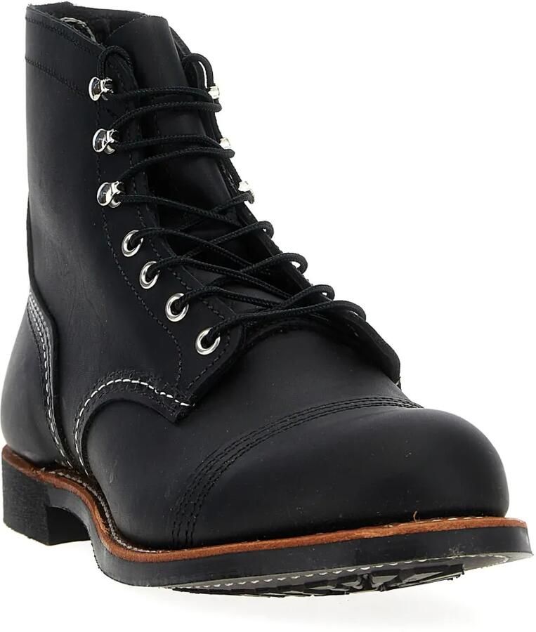 Red Wing Shoes Iron Ranger laarzen met contrasterend stiksel Zwart - Foto 2