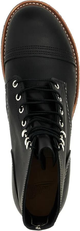 Red Wing Shoes Iron Ranger laarzen met contrasterend stiksel Zwart - Foto 4