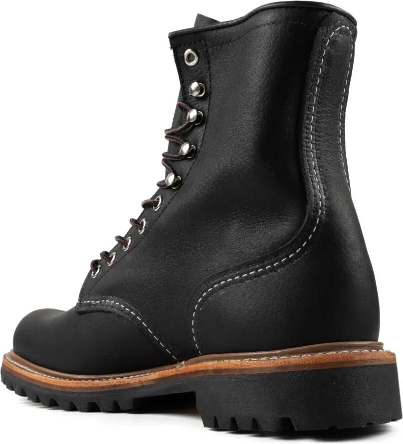 Red Wing Shoes lace-up leather boots Zwart - Foto 2