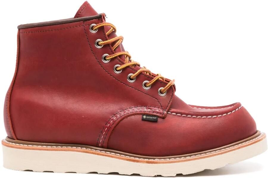 Red Wing Shoes Moc enkellaarzen Rood