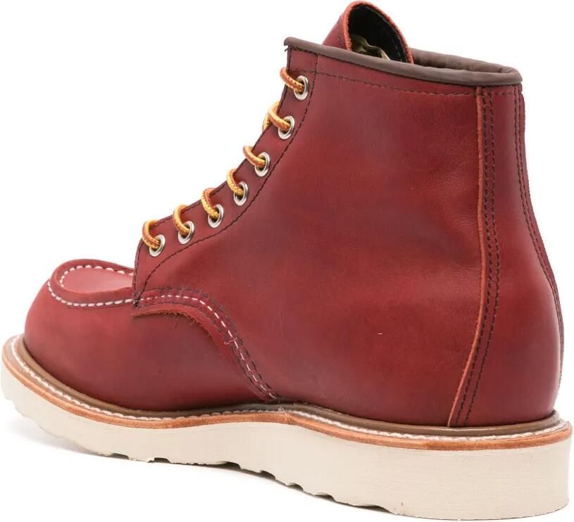 Red Wing Shoes Moc enkellaarzen Rood - Foto 2
