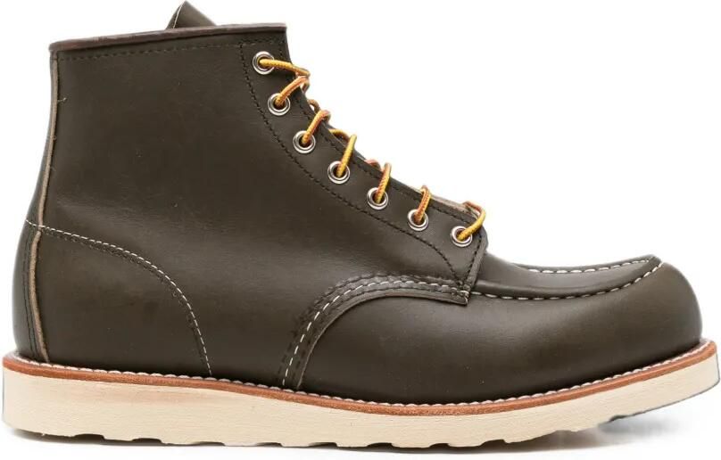 Red Wing Shoes Moc Toe leren laarzen Groen
