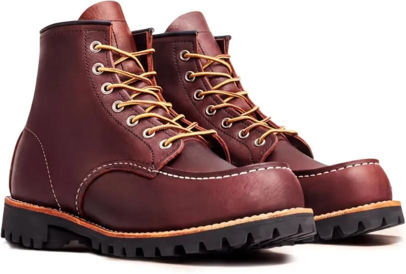 Red Wing Shoes Roughneck leren enkellaarzen Rood