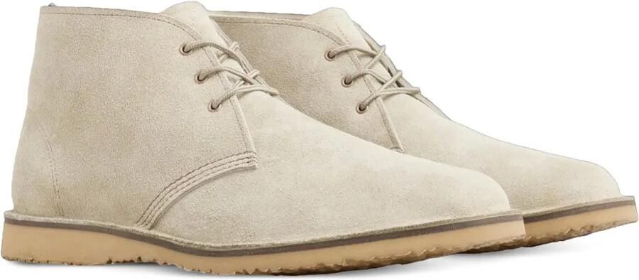 Red Wing Shoes Suède laarzen Wit