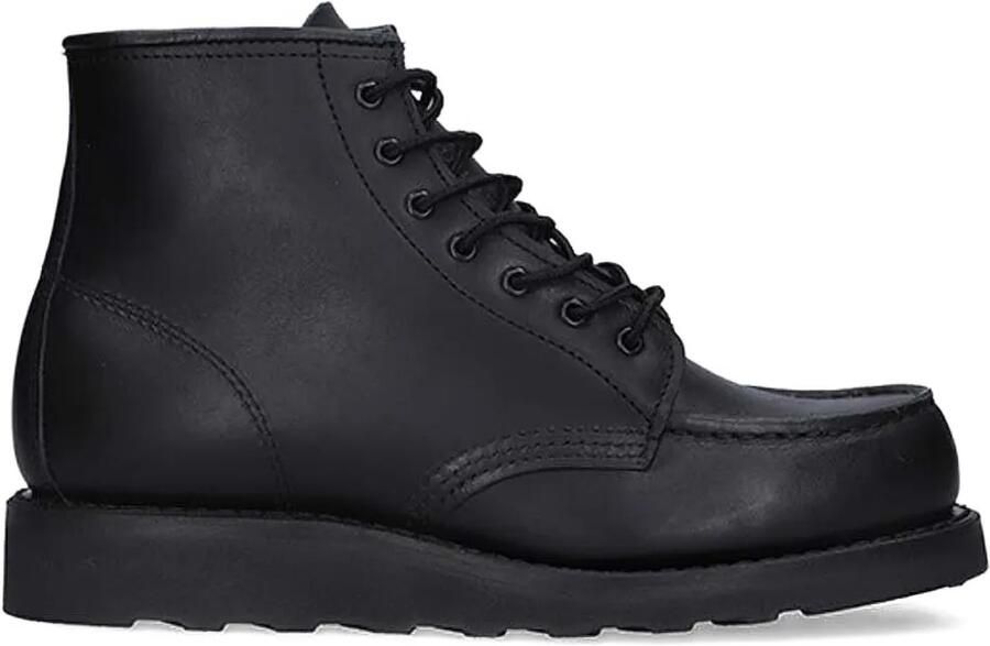 Red Wing Shoes Zwarte enkellaarzen met veters