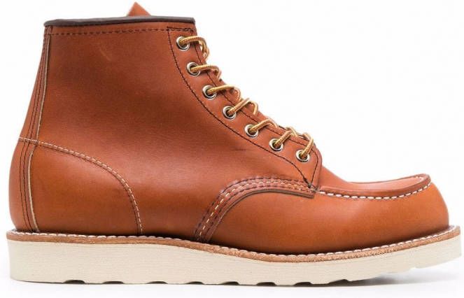 Red Wing Shoes Classic Moc leren laarzen Bruin