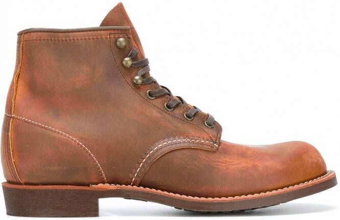 Red Wing Shoes enkellaarzen met veters Bruin