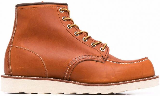 Red Wing Shoes Leren veterlaarzen Bruin