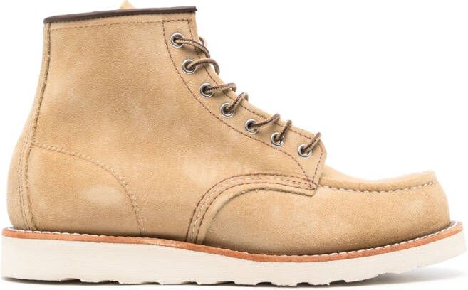 Red Wing Shoes Enkellaarzen met rits Beige