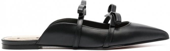 RED(V) Ballerina's met strik 0no NERO
