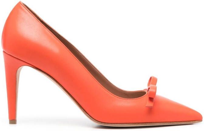 RED(V) Pumps met strikdetail Oranje