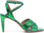 RED(V) Sandalen verfraaid met glitter Groen - Thumbnail 1