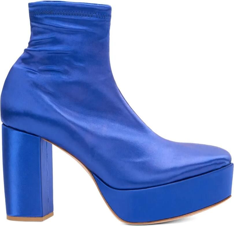 RED(V) Laarzen met plateauzool Blauw