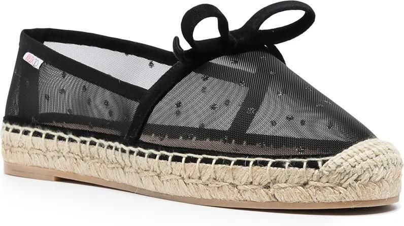 RED(V) Point d'Esprit espadrilles Zwart - Foto 3