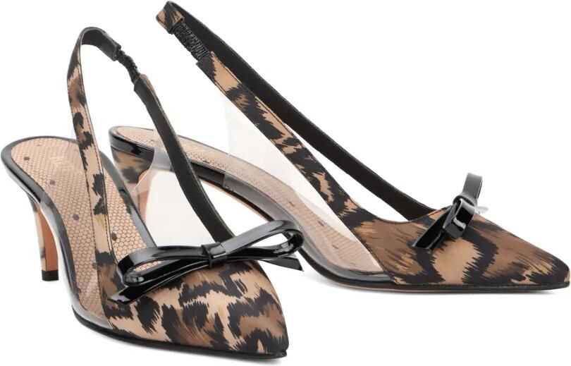 RED(V) Pumps met dierenprint en strik Wit - Foto 2
