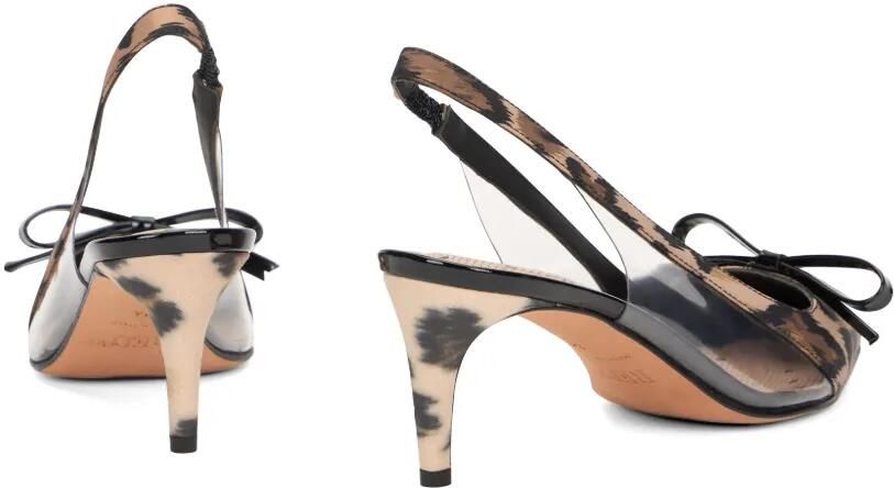 RED(V) Pumps met dierenprint en strik Wit - Foto 3