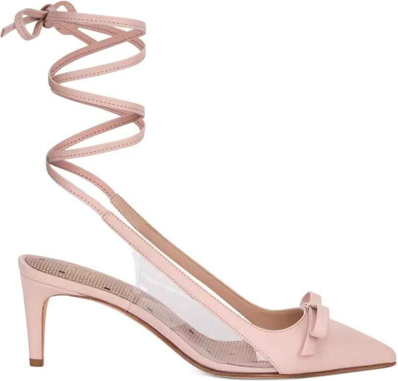 RED(V) Pumps met strikdetail Roze