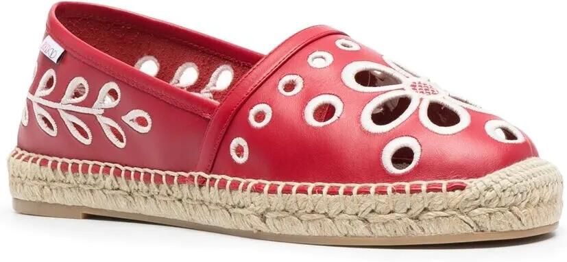 RED(V) Red Eden espadrilles dames leer leer rubber 36 Rood - Foto 3
