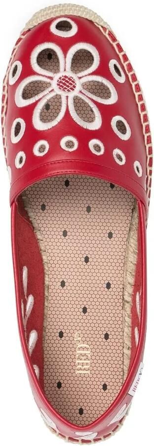 RED(V) Red Eden espadrilles dames leer leer rubber 36 Rood - Foto 4