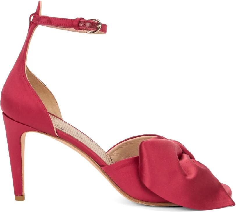 RED(V) Sandalen met enkelbandje en strikdetail Rood