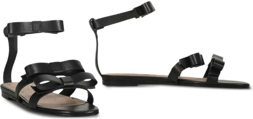 RED(V) Sandalen met enkelbandje en strikdetail Zwart - Foto 3