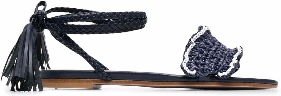RED(V) Sandalen met kwastje Blauw