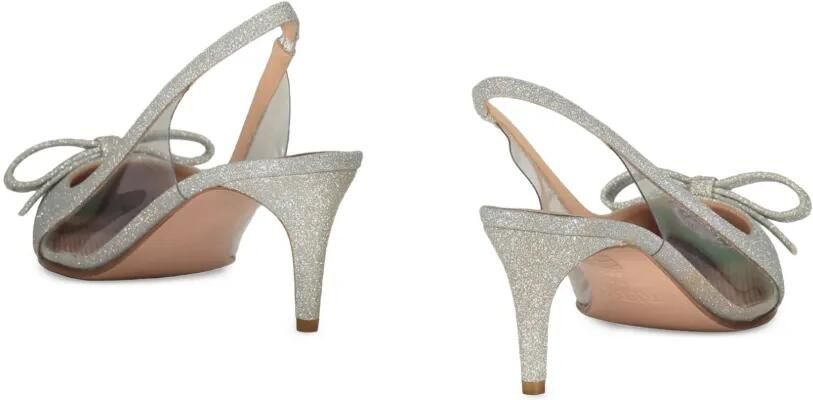 RED(V) Slingback pumps met strikdetail Zilver - Foto 2