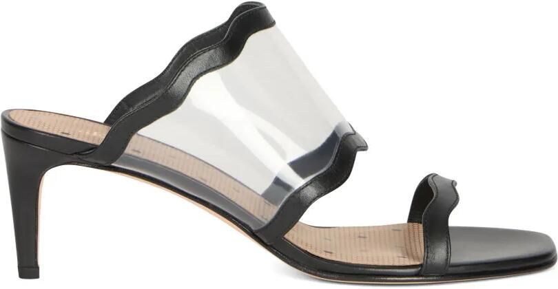 RED(V) Slip-on sandalen Zwart