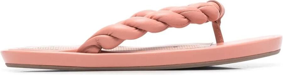 RED(V) Teenslippers met gedraaid bandje Roze
