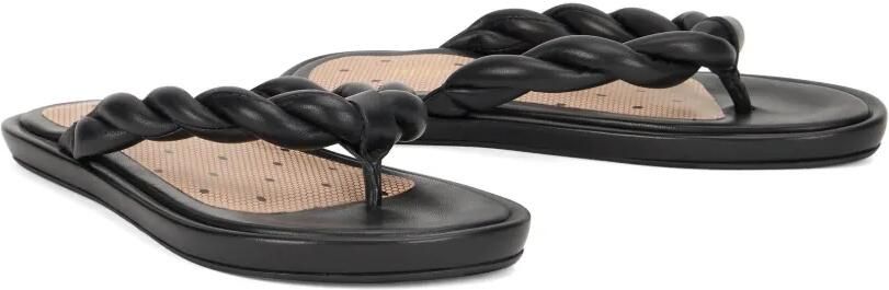 RED(V) Teenslippers met gevlochten bandjes Zwart - Foto 3