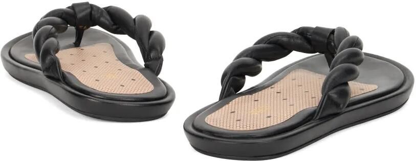 RED(V) Teenslippers met gevlochten bandjes Zwart - Foto 2