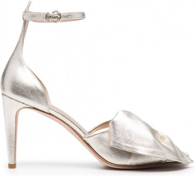 RED(V) Sandalen verfraaid met strik Goud