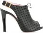 RED(V) 120 mm slingback sandalen met stippen Zwart - Thumbnail 1